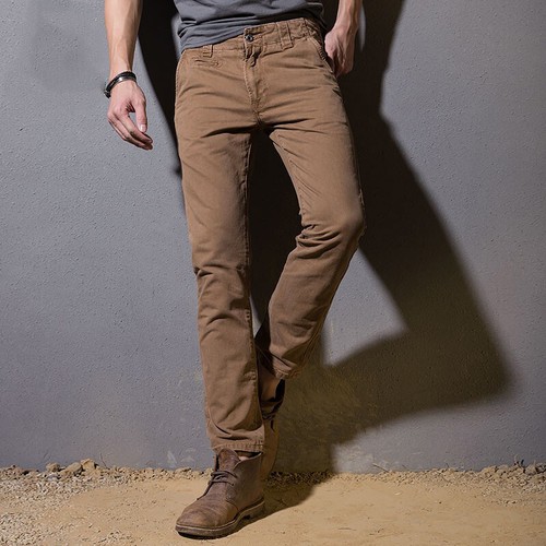 business casual men khakis